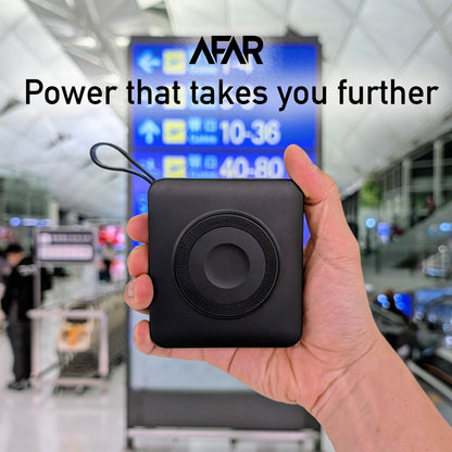 AFAR Universal Power Pack with MagSafe, USB C, Lightning, Apple AirPod and Apple Watch compatibility